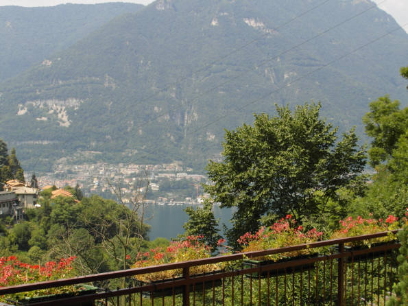 Faggeto Lario (Co) : Appartamento con vista lago , giardino fronte/retro, Doppio box